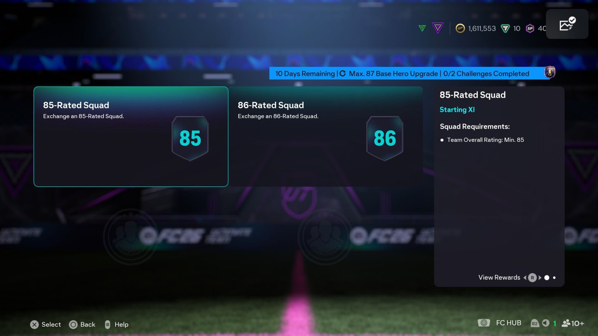 The requirements (Image via EA Sports)