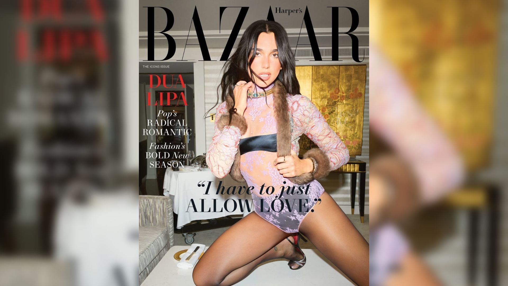 Dua Lipa on the cover of the Harper&#039;s Bazaar Icons Issue in August 2025 (Image via Instagram/ @harpersbazaarus)