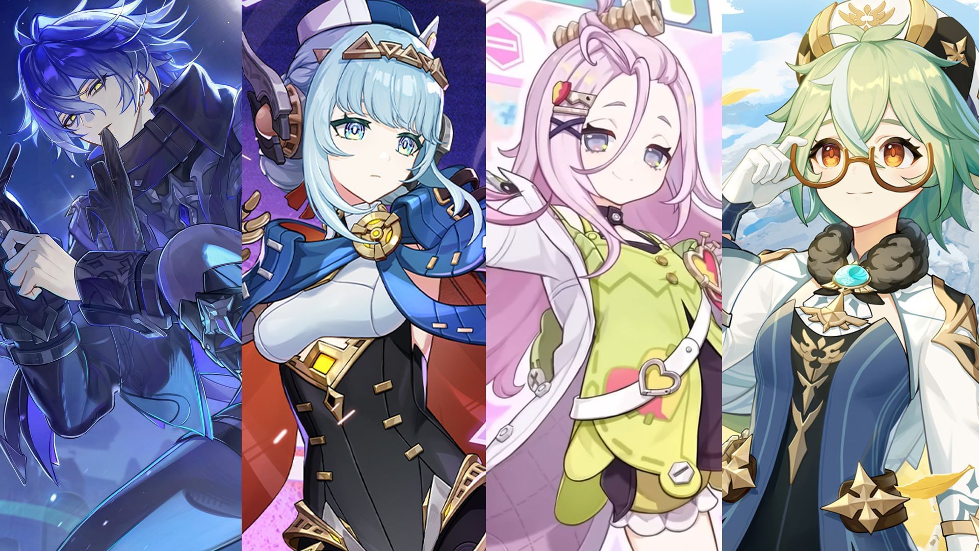 Flins, Ineffa, Aino, Sucrose (Image via Sportskeeda Gaming/HoYoverse)