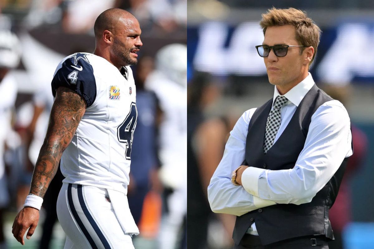 Dak Prescott changes tune on emulating Tom Brady with unique feat ahead of Cowboys-Panthers clash (Image Credits - IMAGN/GETTY)