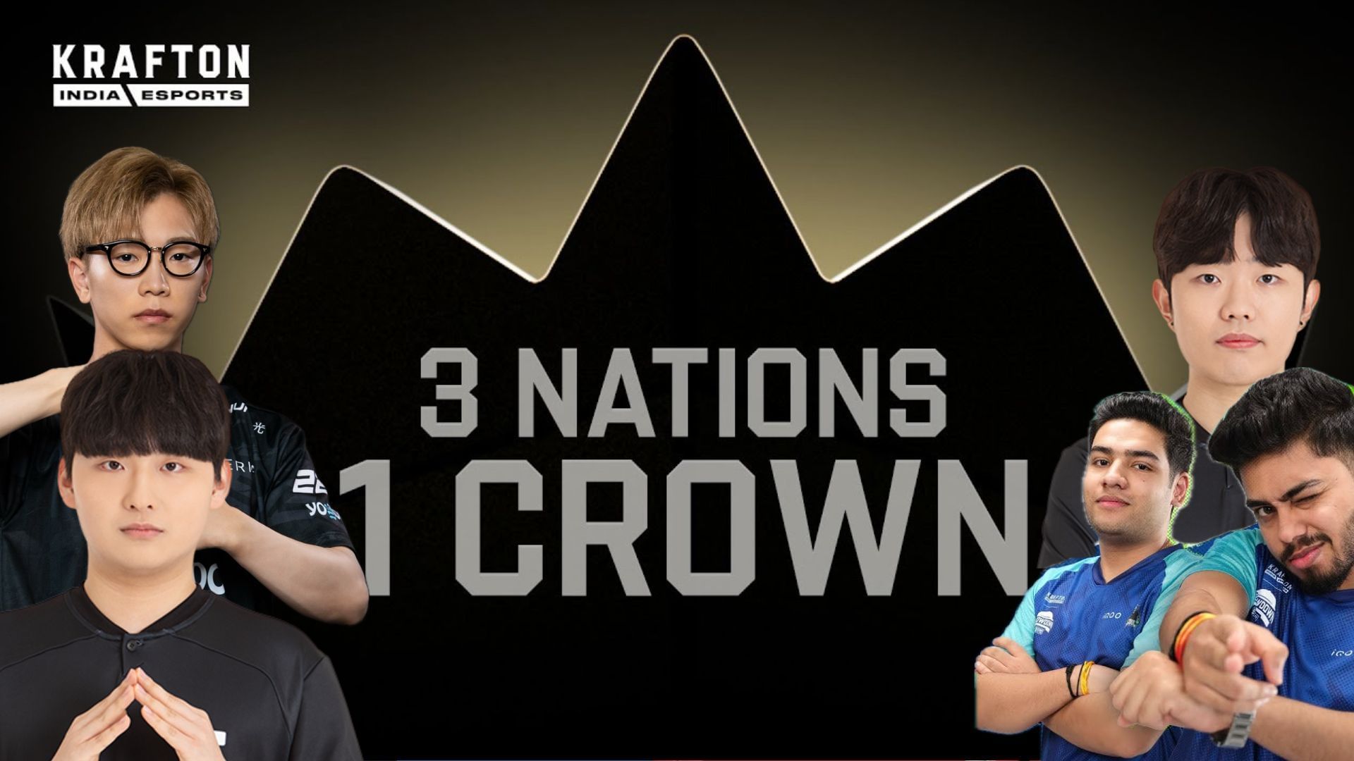 BMIC 2025 features teams from India, South Korea, and Japan (Image via YouTube/Krafton India Esports, Liquipedia)