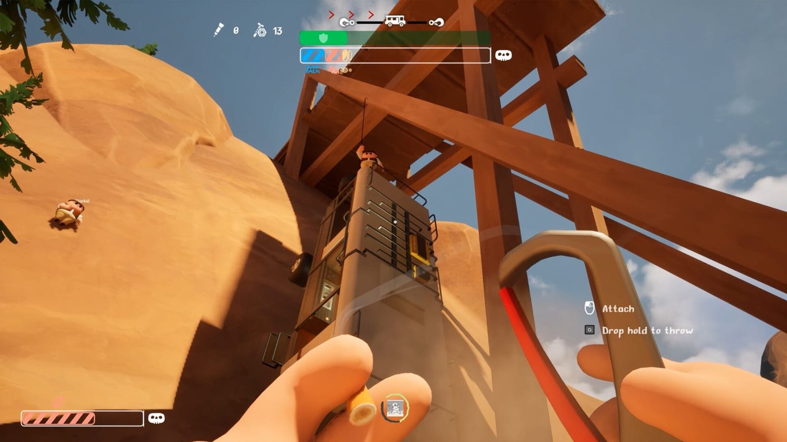 How do you bridge jump in RV There Yet