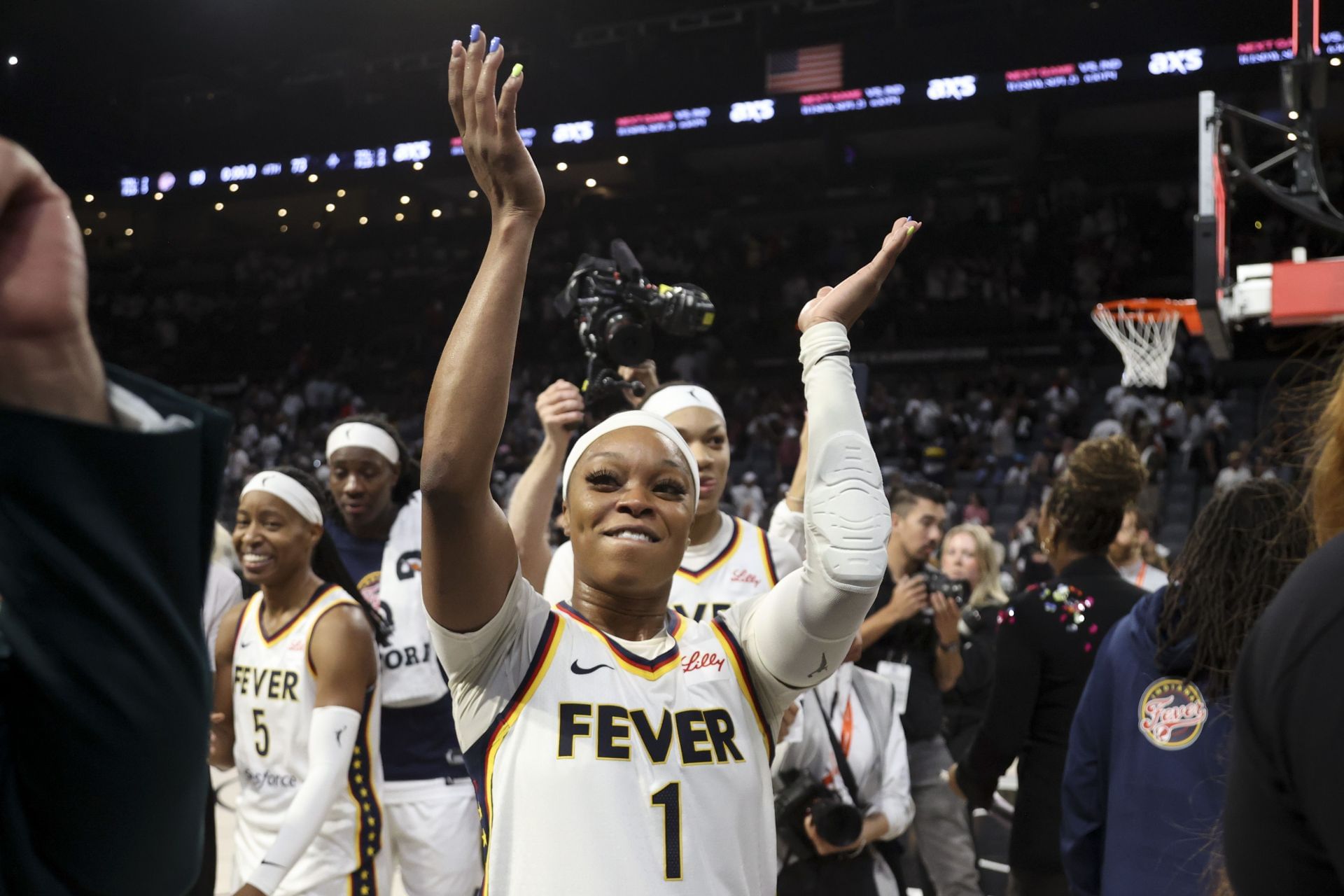 Indiana Fever v Las Vegas Aces - Game One - Source: Getty