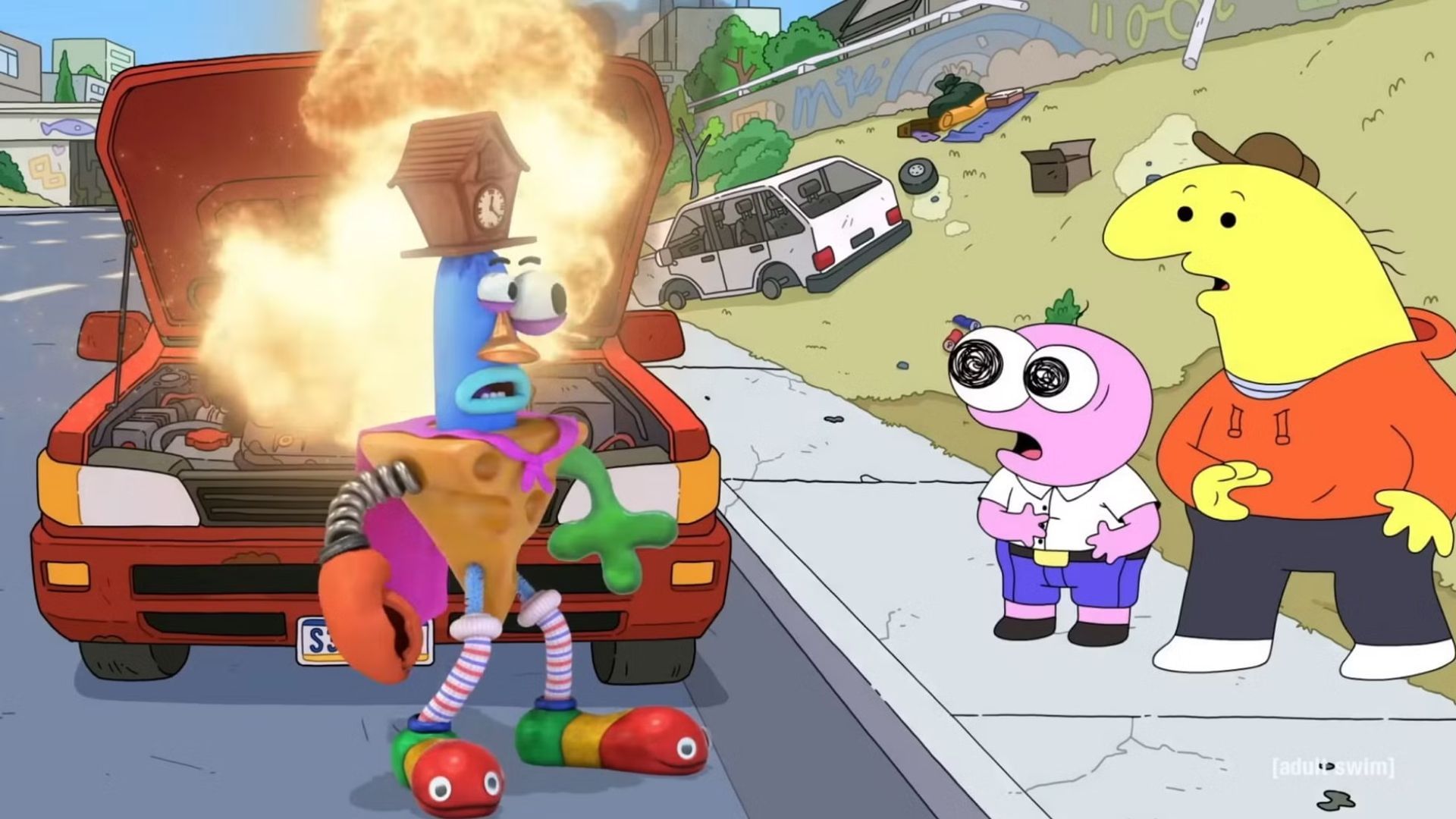 A still from Smiling Friends season 3 (Image via Adult Swim)