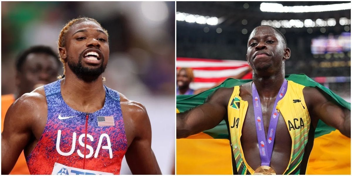 Noah Lyles and Oblique Seville
