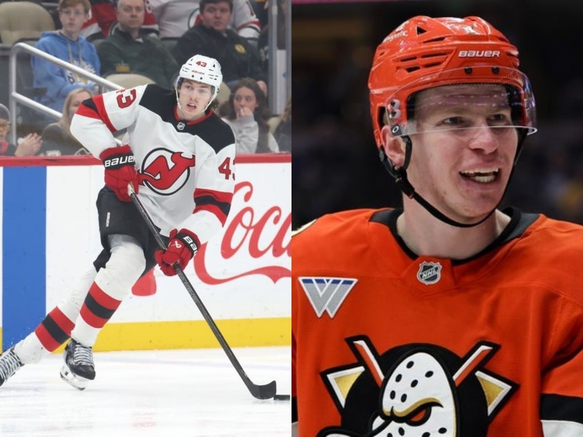 Jackson LaCombe vs. Luke Hughes: Which team got the better deal locking up its young defenseman? - Source: Imagn
