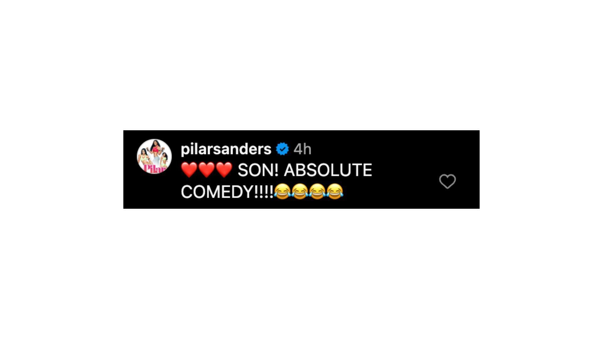 Shilo Sanders&#039; mother, Pilar Sanders, via Instagram