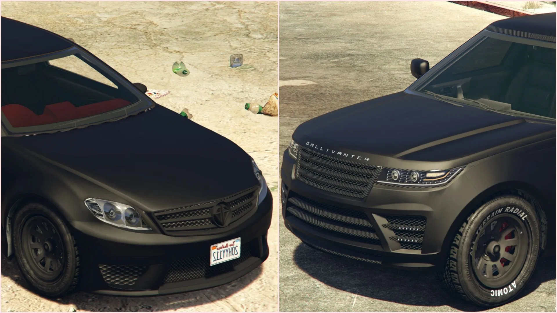 These are some of the best-looking armored cars in GTA Online (Image via Rockstar Games // GTA Wiki)