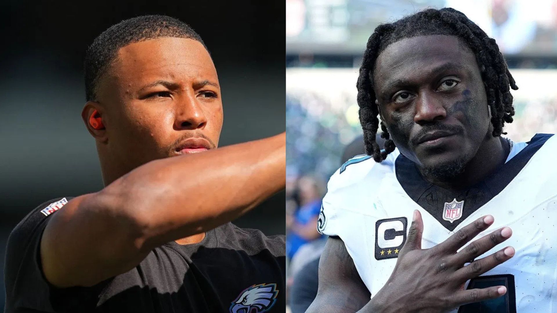 Giants vs. Eagles prediction and fantasy outlook for Week 5 TNF feat. Saquon Barkley, A.J. Brown, and more - Source: Getty