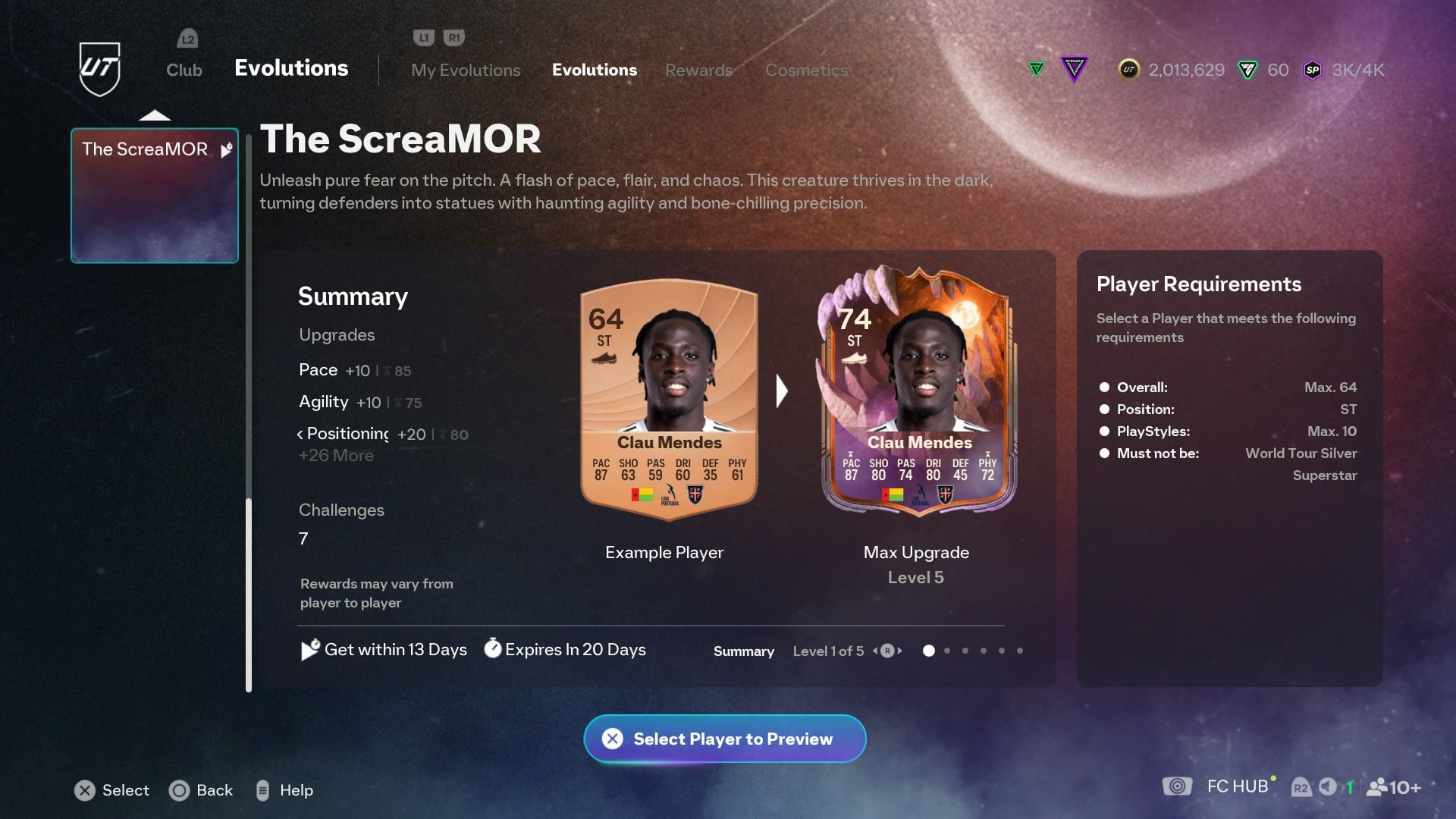 The requirements (Image via EA Sports)