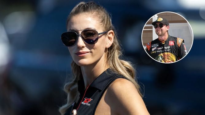 Tony Stewart’s wife Leah Pruett drops 4-word reaction to Chase Briscoe’s “no hair and no championship” joke at NASCAR awards