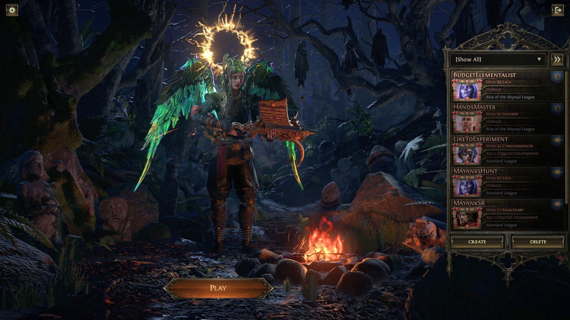 All characters move to the Standard League (Image via GGG)