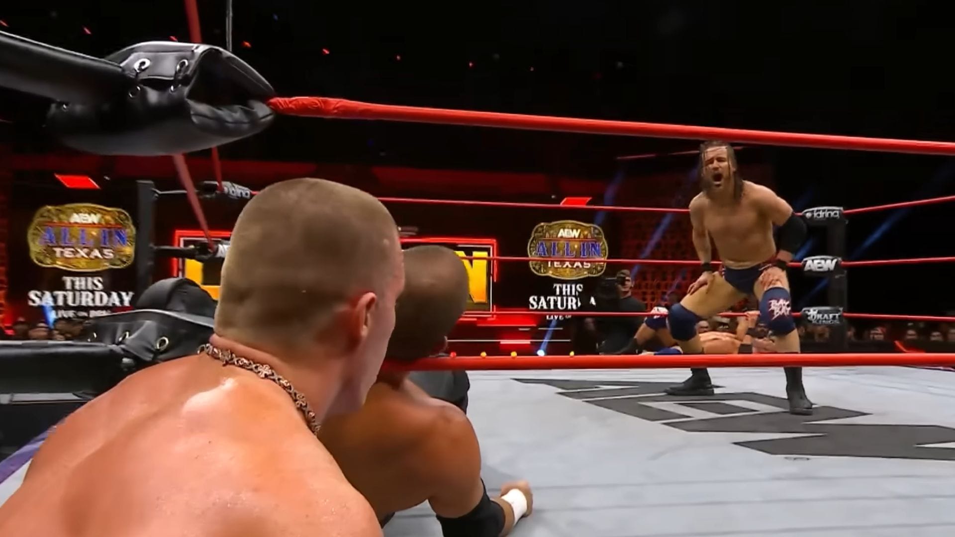 Adam Cole during his last AEW match [Image Credits: AEW\s YouTube channel]