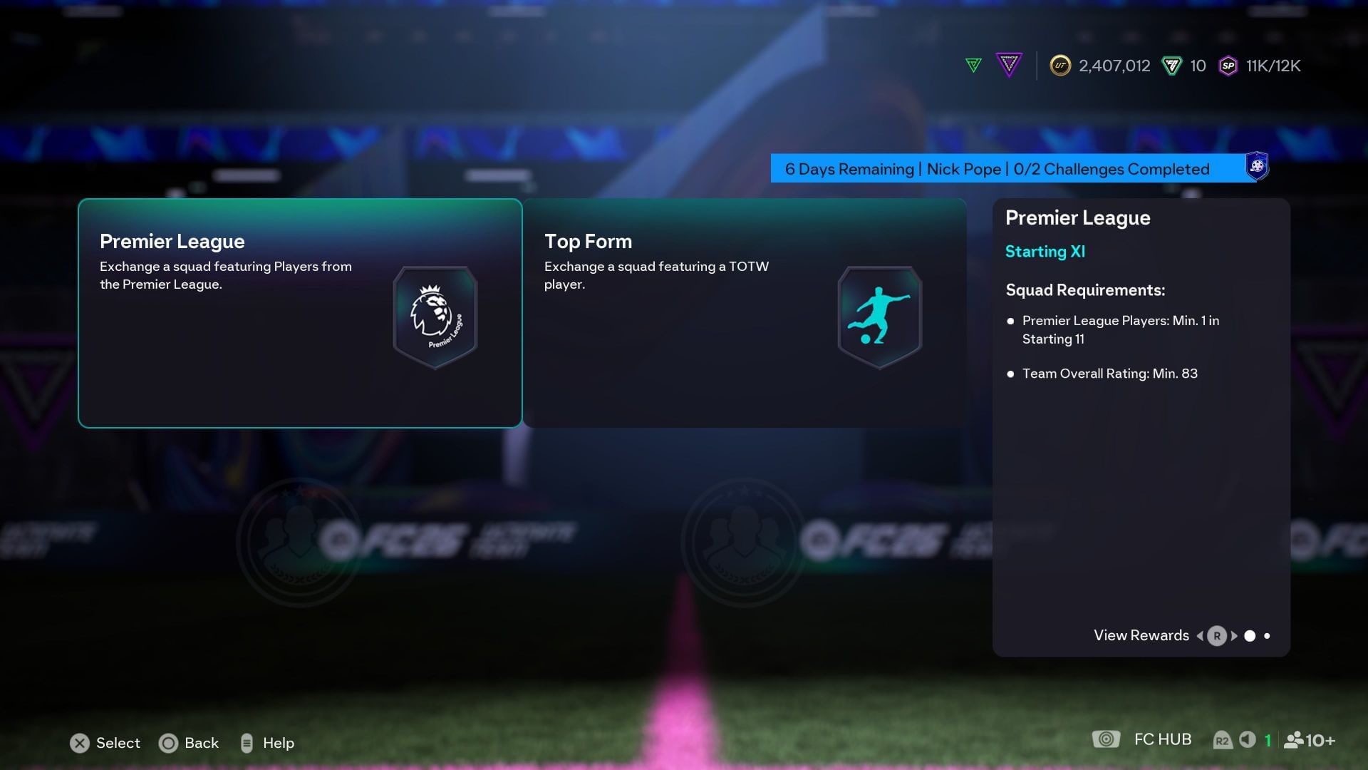 The requirements (Image via EA Sports)