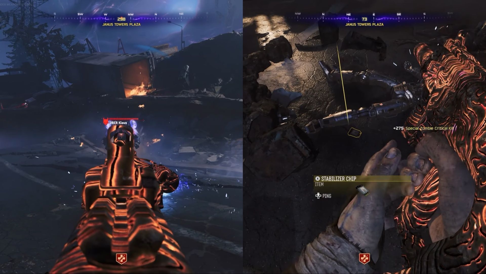 Collect the Stabilizer Chip in Black Ops 7 Zombies Ashes of the Damned (Image via Activision || YouTube/MrRoflWaffles)