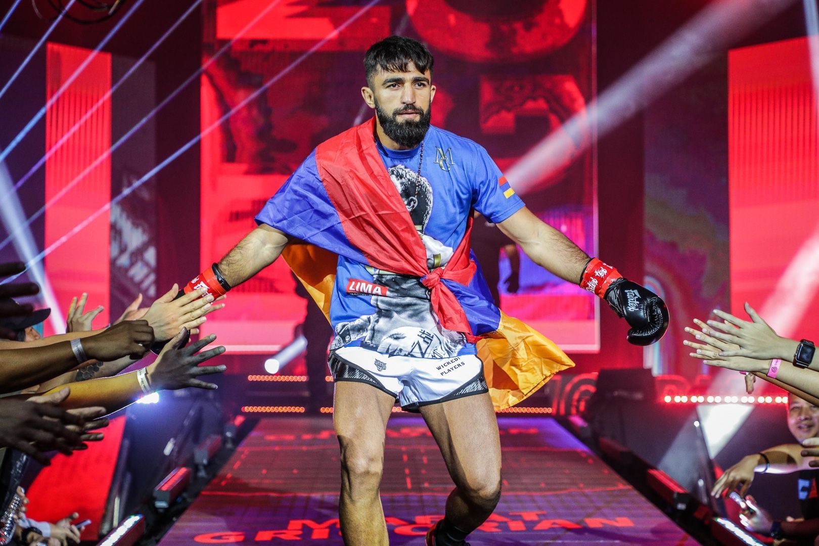 (Pictured) Armenian kickboxing icon Marat Grigorian. [Image: ONE Championship]