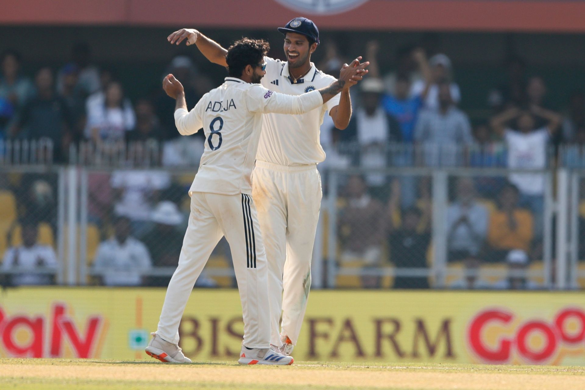 India picked up four wickets in the final session of Day 1 of the Guwahati Test. [P/C: BCCI/X]