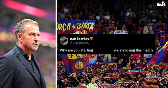 "We are losing this match", "Its so over" - Fans unhappy with Barcelona star's inclusion in XI for UCL clash against Chelsea