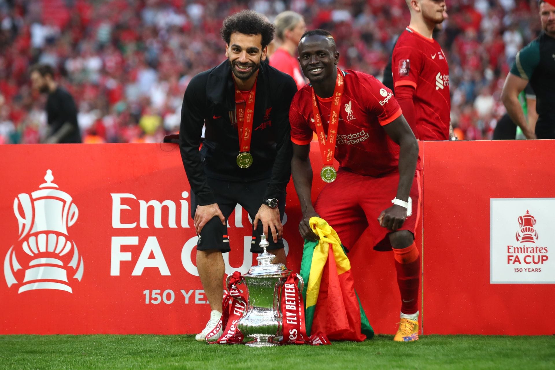 Mohamed Salah and Sadio Mane