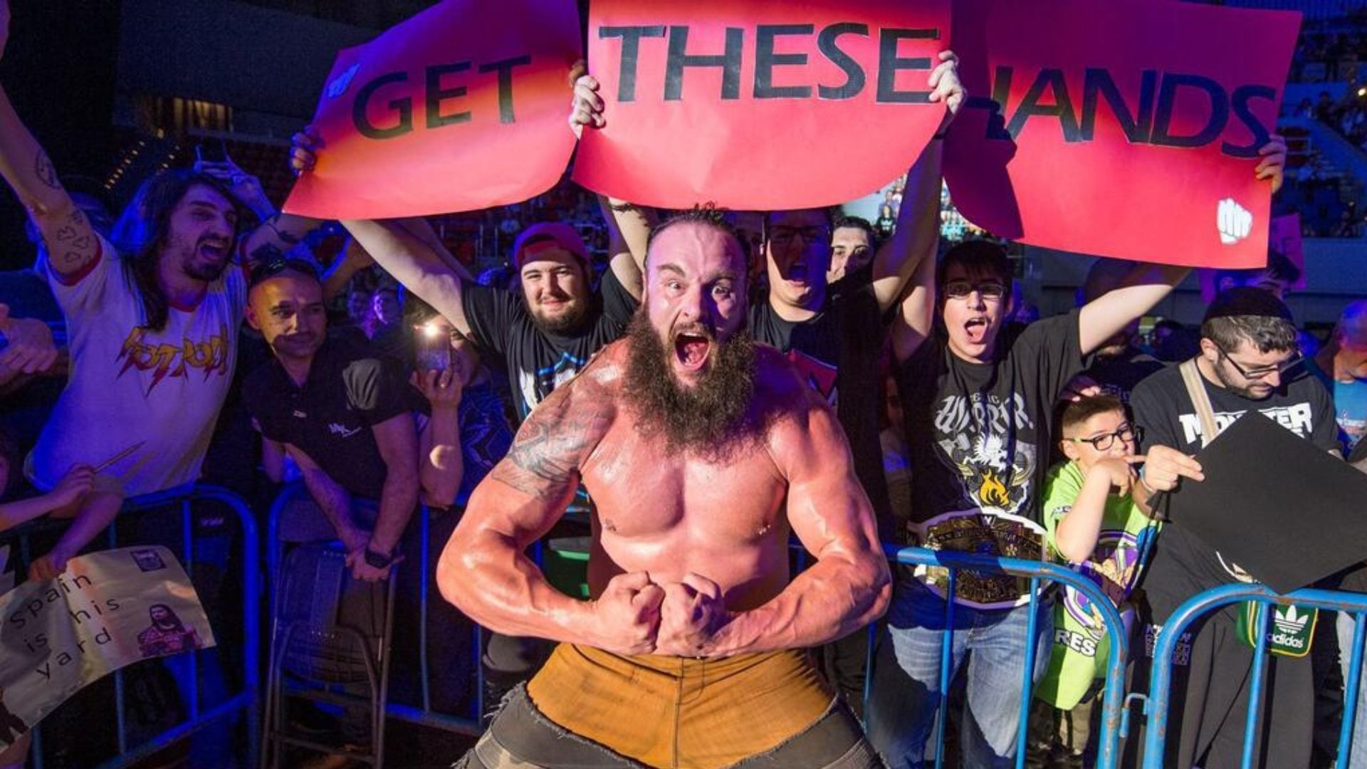 Strowman exited the company earlier this year. [Image credit: WWE.com]