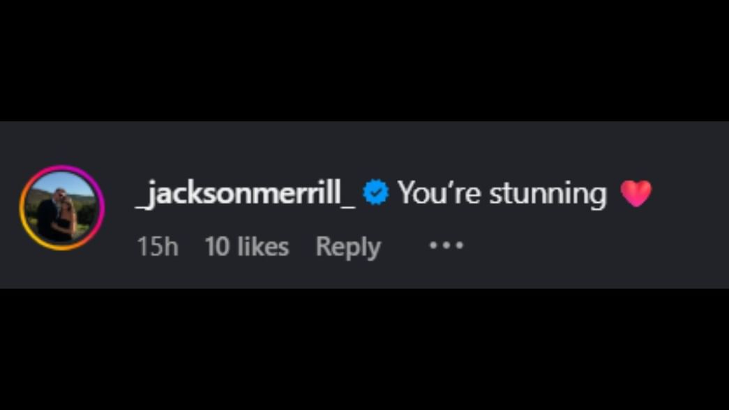 "You're stunning" - Jackson Merrill gushes over girlfriend Sammie Quinn