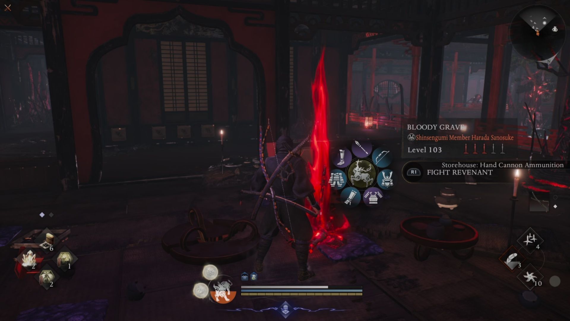 There are plenty of familiar names and faces to meet and battle in Nioh 3 (Image via Koei Tecmo)