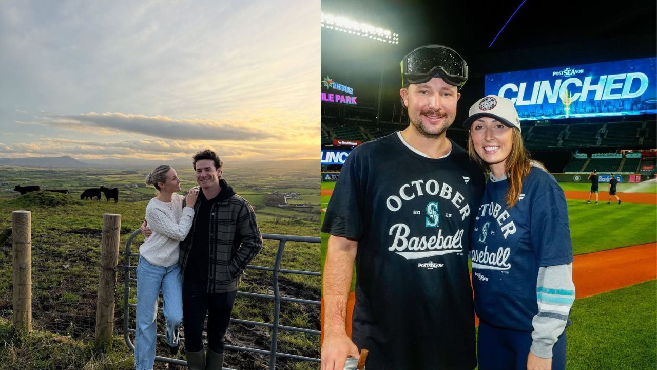 Cal Raleigh and girlfriend Hannah celebrate special day with Guardians&rsquo; Matt Festa and his Emmy-winning fianc&eacute;e Danamarie McNicholl. Credit: Hannah, Danamarie McNicholl/Instagram