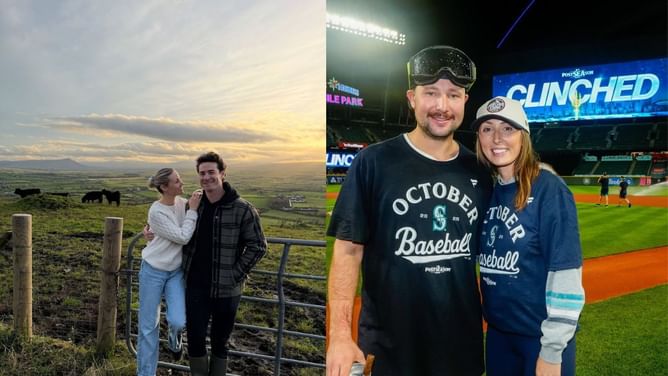 Cal Raleigh and girlfriend Hannah celebrate special day with Guardians’ Matt Festa and his Emmy-winning fiancée Danamarie McNicholl