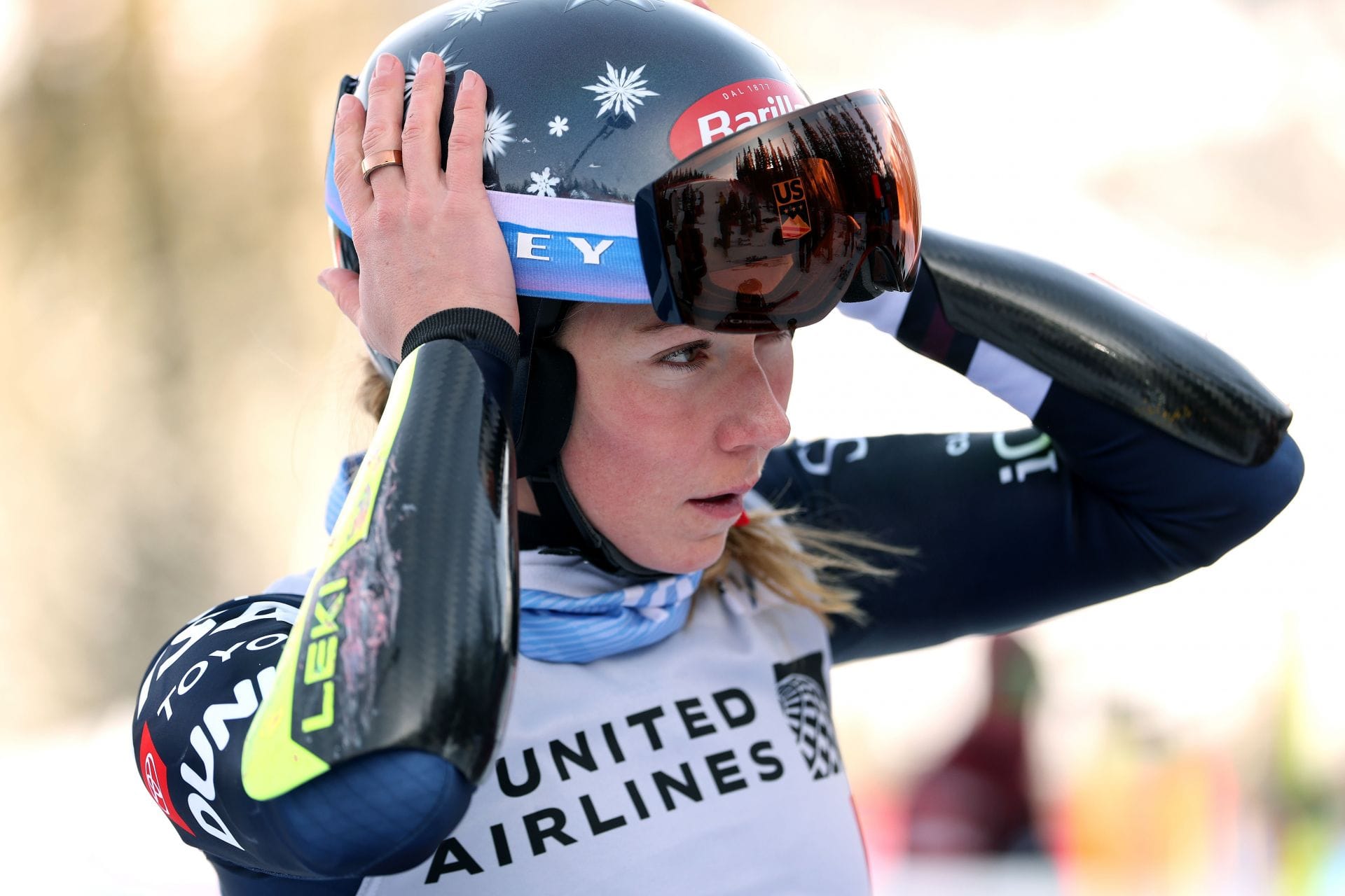 Mikaela Shiffrin at the Stifel Copper Cup 2025 - Women&#039;s Giant Slalom  [Image Source : Getty] 