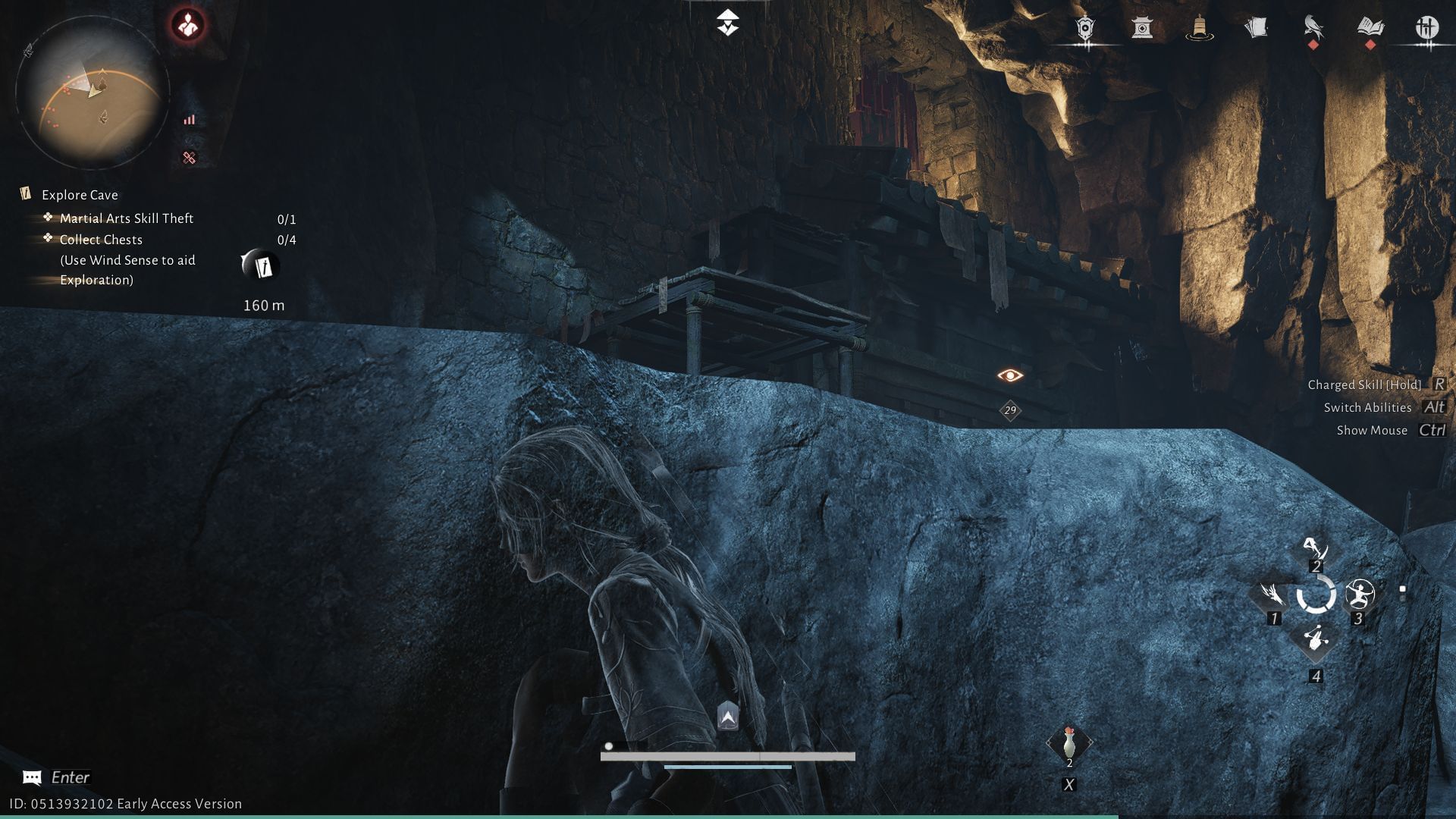 Wait for the guard to leave (Image via NetEase Games)