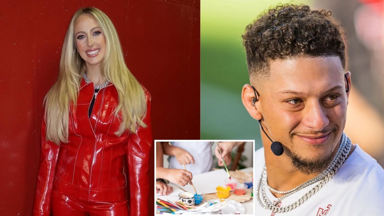 WATCH: Patrick Mahomes goes hilariously wrong in attempt to paint wife Brittany in fun collab with $9,000,000,000-worth finance company