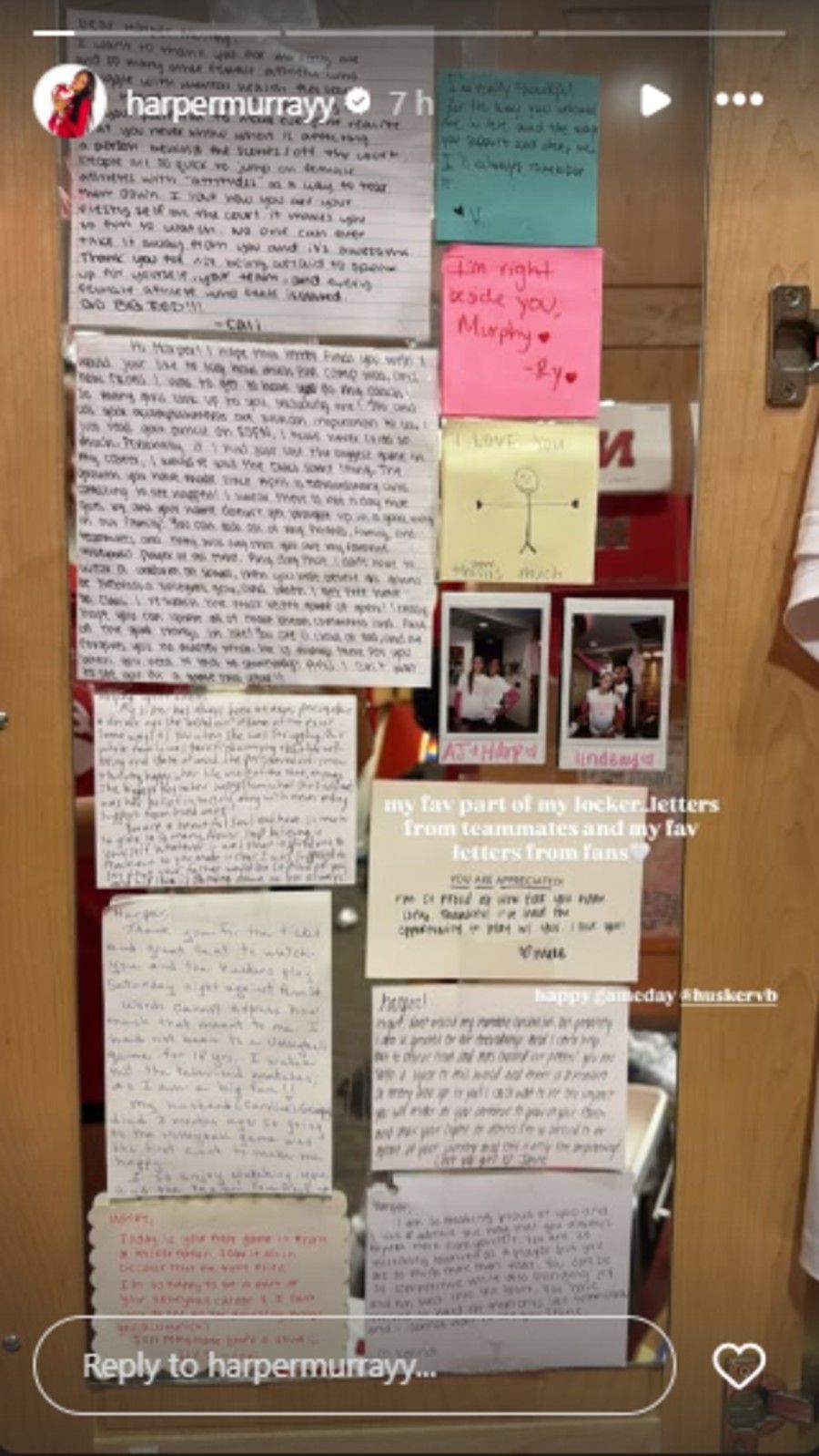 Screenshot of Murray&#039;s Instagram story.