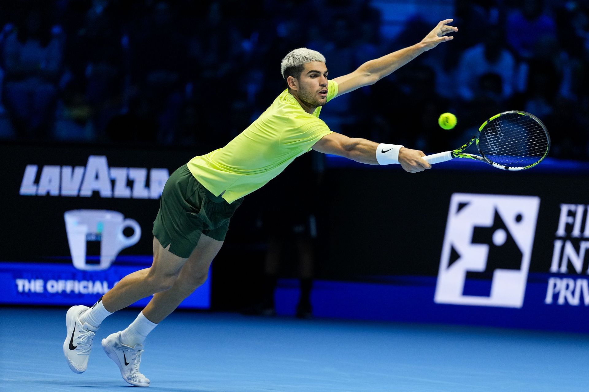 Alcaraz at the Nitto ATP Finals 2025 - Day 7 - Source: Getty