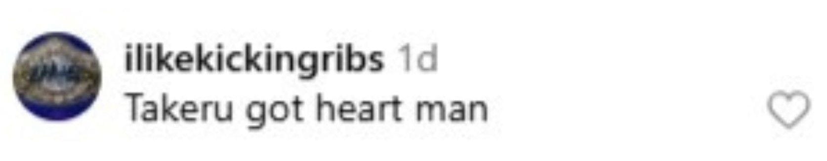 Takeru&#039;s all heart.