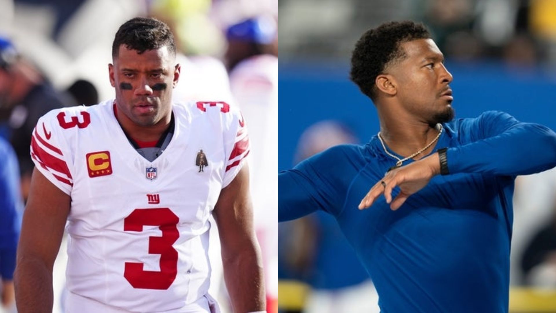 Russell Wilson and Jameis Winston (Source: Imagn)