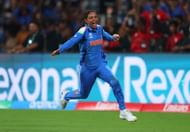 Harmanpreet Kaur đã bắt được quả cuối cùng. (Tín dụng hình ảnh: Getty)
