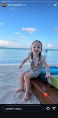 Daria's Instagram story