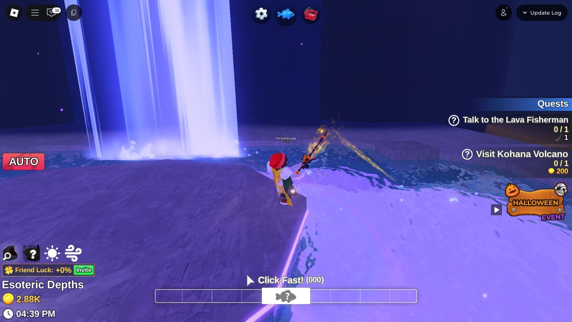 The Thin Armor Shark is found in Esoteric Depths (Image via Roblox)