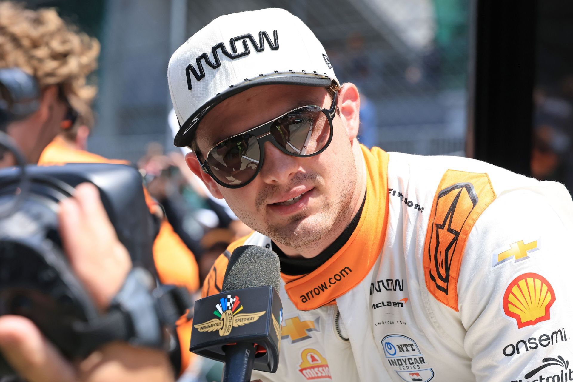 Pato O&#039;Ward at the 109th Running of the Indianapolis 500 - Carb Day - Source: Getty