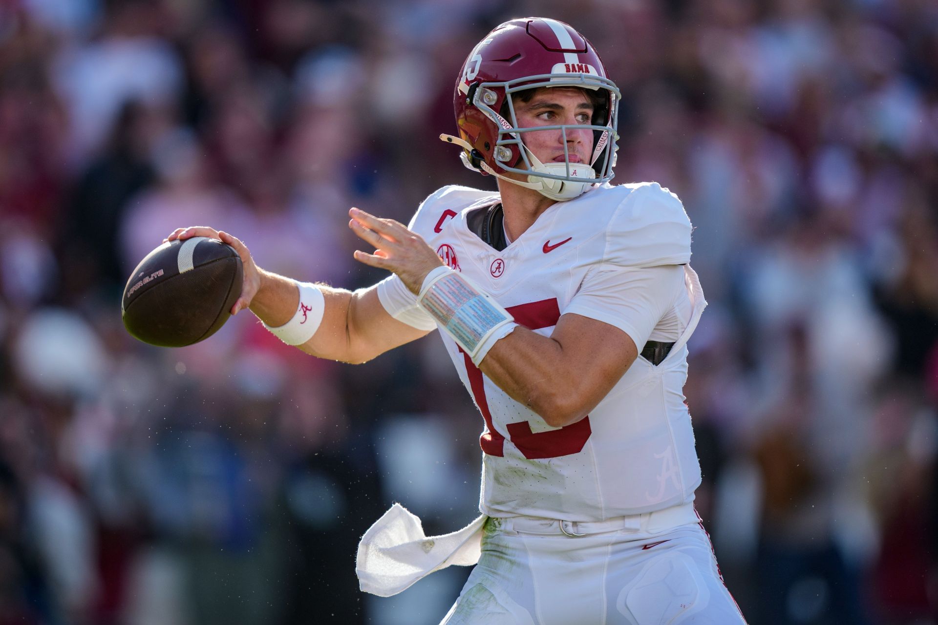 Alabama QB Ty Simpson - Source: Getty