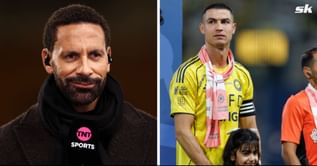 Rio Ferdinand reacts as Cristiano Ronaldo scores penalty in 3-1 Al-Nassr win against Neom