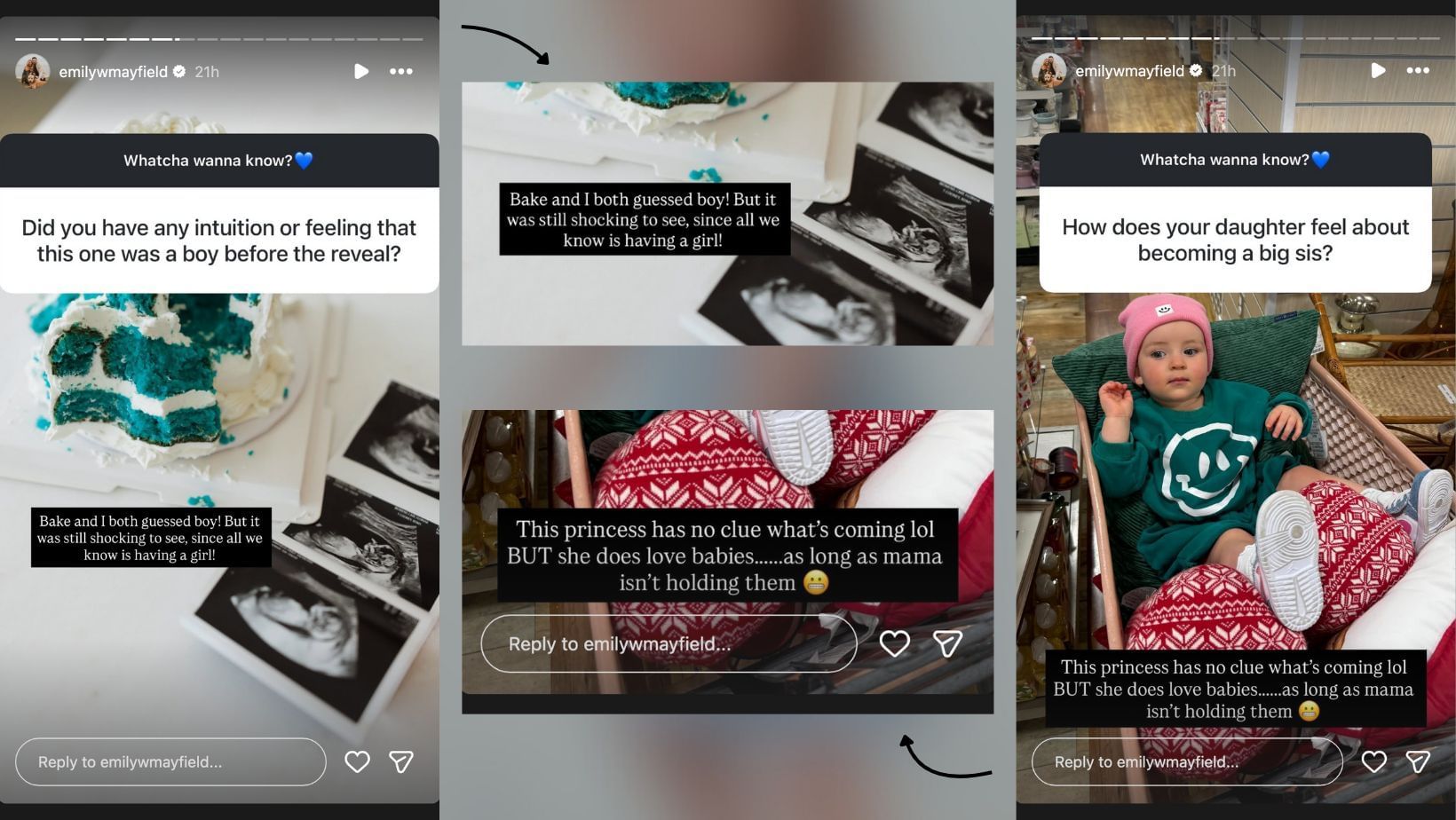 Baker Mayfield&#039;s wife Emily reveals couple&#039;s &#039;shocking&#039; prediction for 2nd baby before gender reveal (Image Credit: Emily/IG)