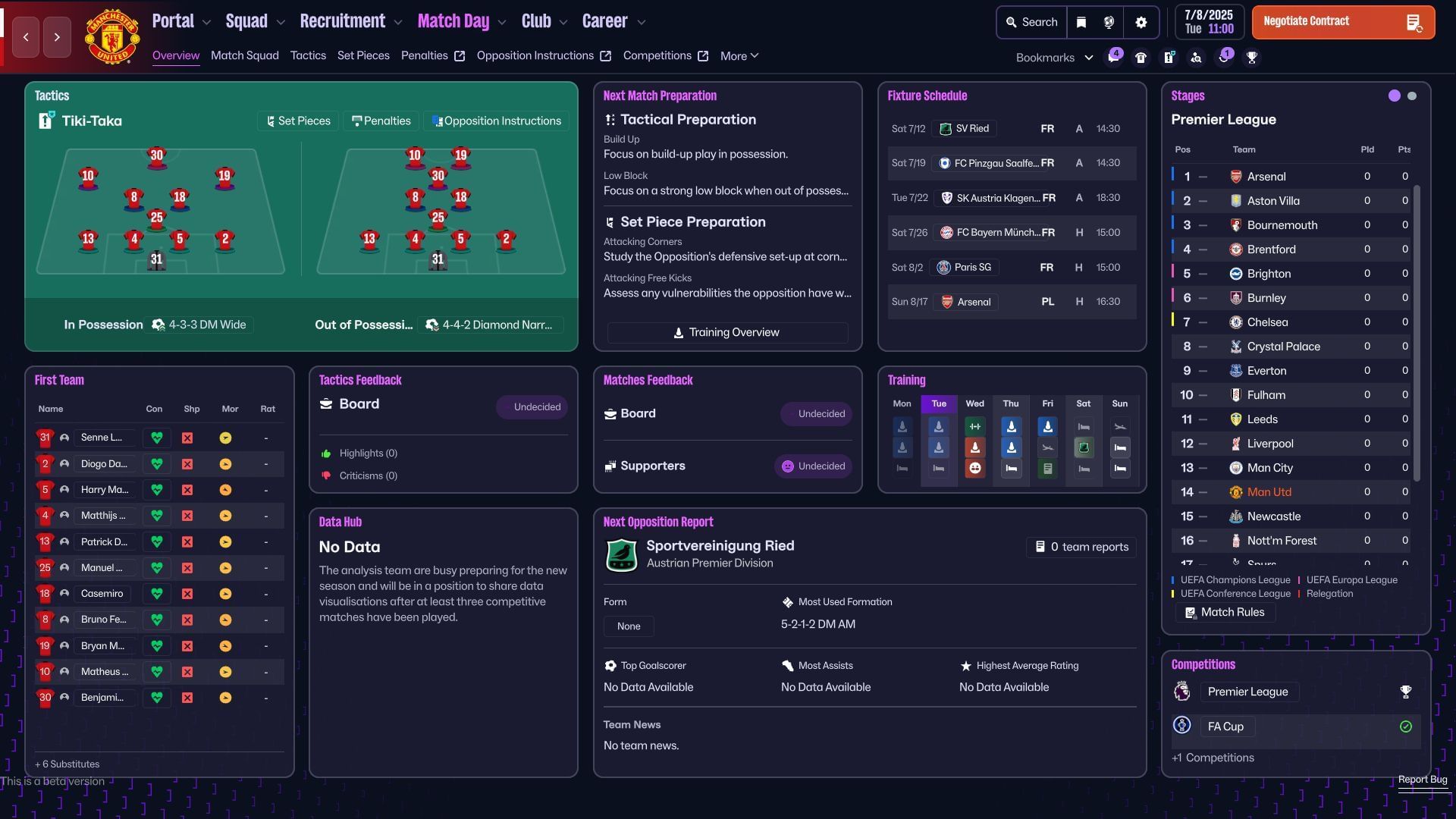 New formation mechanics in Football Manager 26 (Image via SEGA / Sportskeeda Gaming)