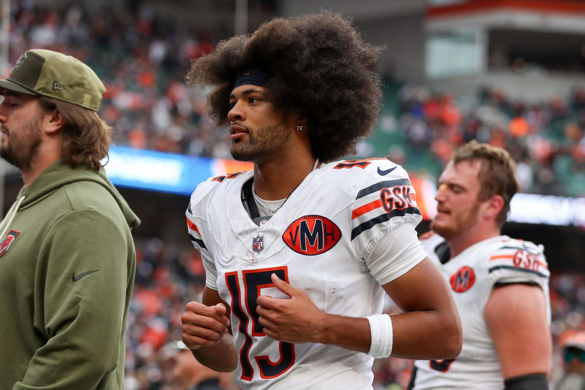 Rome Odunze at Bears at Bengals - Source: Getty