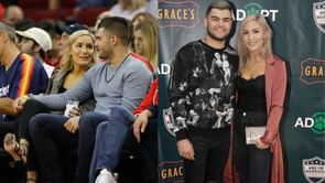 Lance McCullers' wife Kara dons red outfit & cowboy hat on horseback during tropical getaway with Astros ace