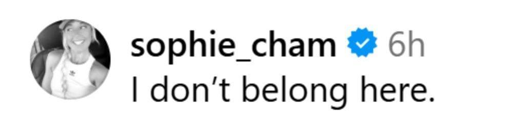 Sophie Cunningham comments on hitting a fan during her golf drive. (Photo: @espnw on IG)