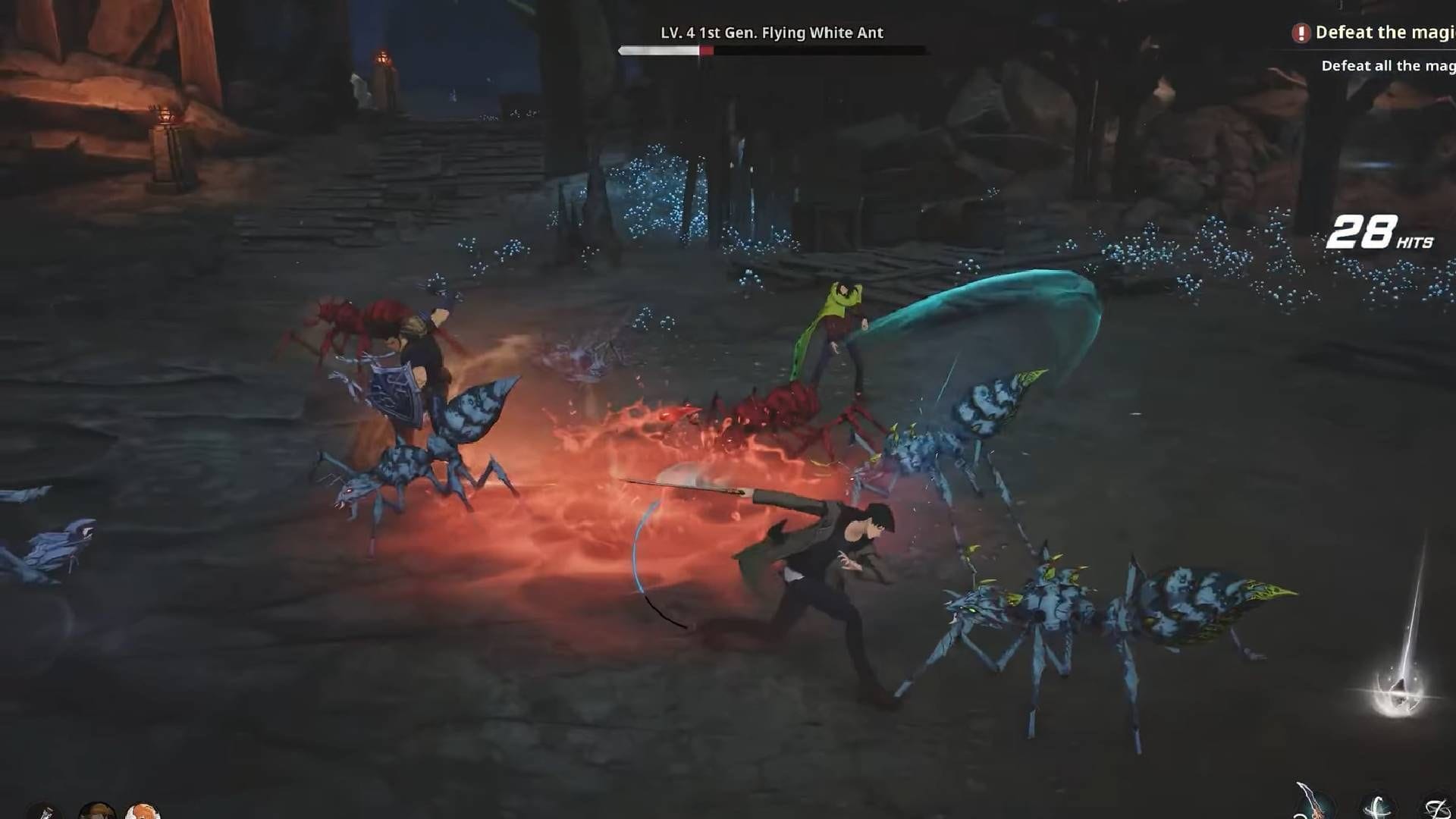 You&#039;ll find one near the scaffolding inside some bushes (Image via Netmarble || YouTube/NoGoodEman)