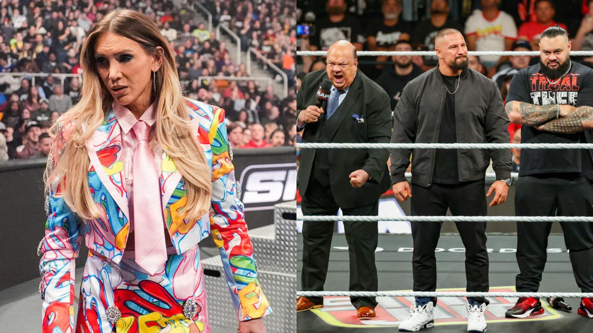 Charlotte Flair and The Vision! [Images from WWE.com]