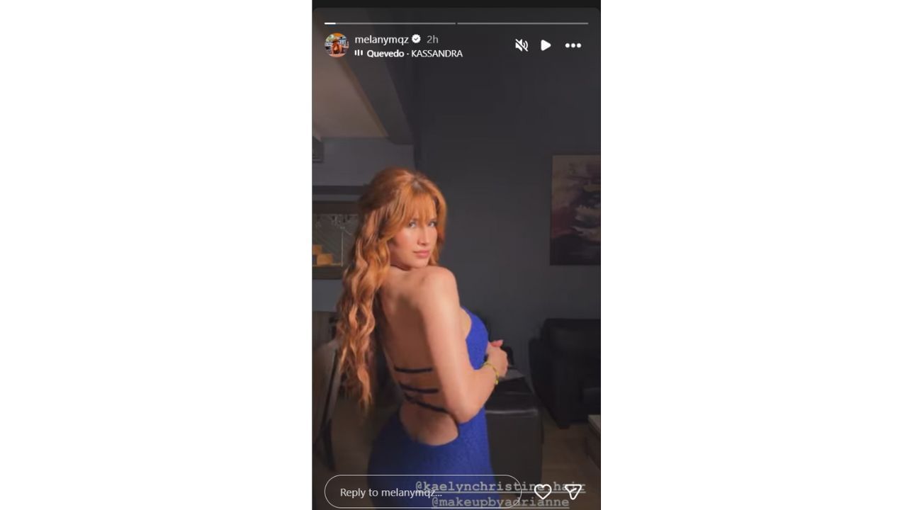 Melany&#039;s Instagram story