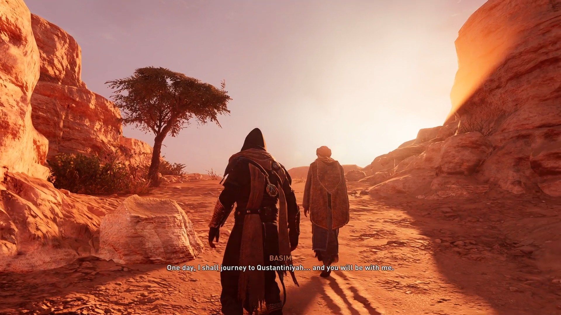 This signals the end of the final quest "In the Vulture's Nest" in Assassin's Creed Mirage